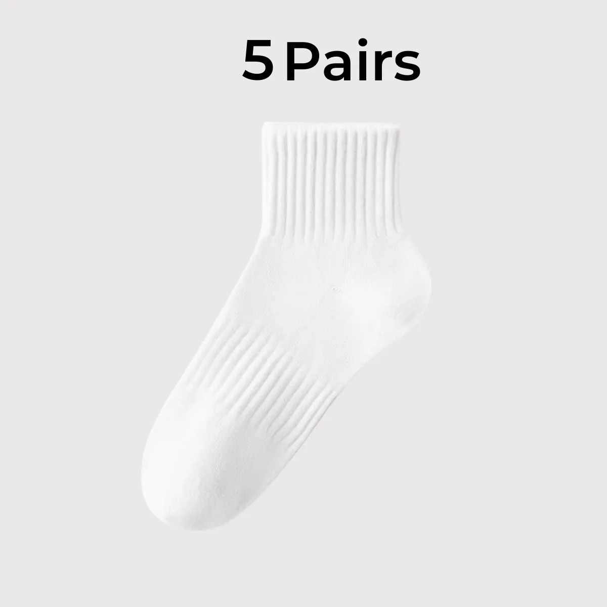 Polyester Elastane Blend Mid Calf Casual Socks for Women - 7