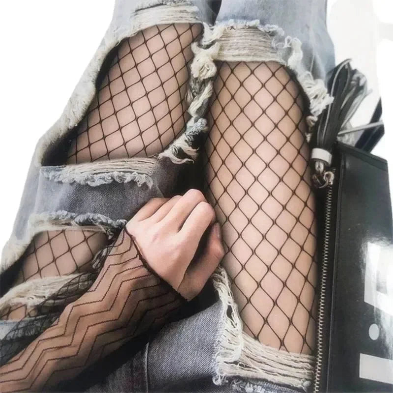 Polyester Mesh Fishnet Pantyhose Tights