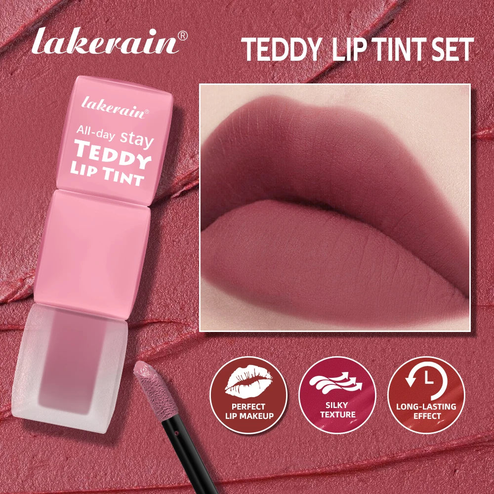 Matte Liquid Lip Tint Waterproof Long Lasting Lip Color - 4