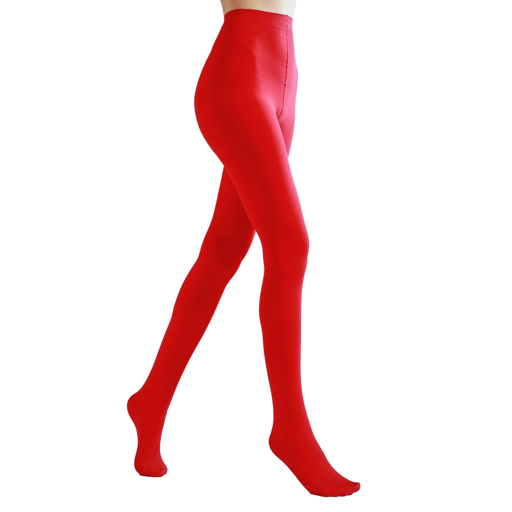 Solid Color Nylon Pantyhose For Women
