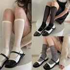 Polyester Blend Knee High Loose Stockings