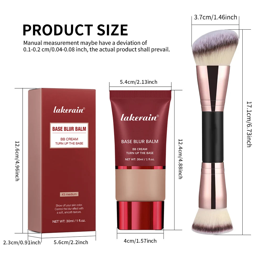 Liquid Foundation Balm and Dual Ended Applicator Brush - 6