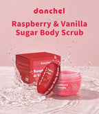 Raspberry Vanilla Sugar Body Scrub Exfoliating Cream