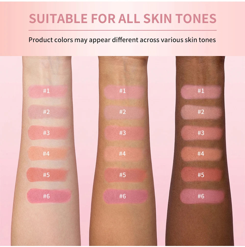 Cream Blush Makeup Pigmented Smooth Blendable Face Color
