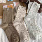 Polyester Elastane Casual Mid Tube Socks 4 Pack
