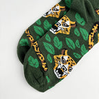 Polyester Elastane Animal Print Mid Calf Socks