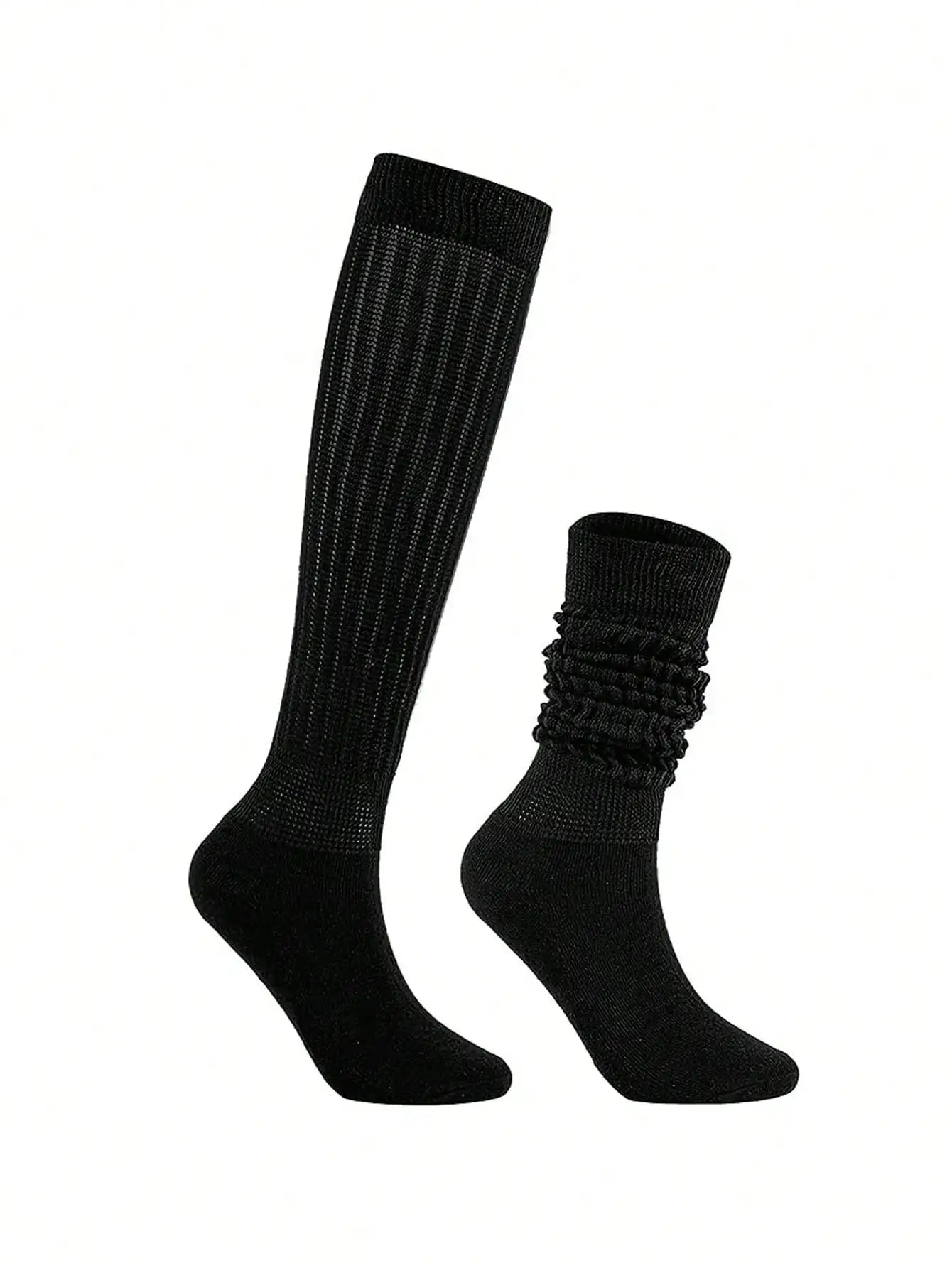 Polyester Elastane Slouch Knit Crew Socks 8 Pack - 3