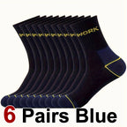 Polyester Elastane Crew Socks For Men