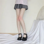 Nylon Mesh Fishnet Tights High Waist Pantyhose
