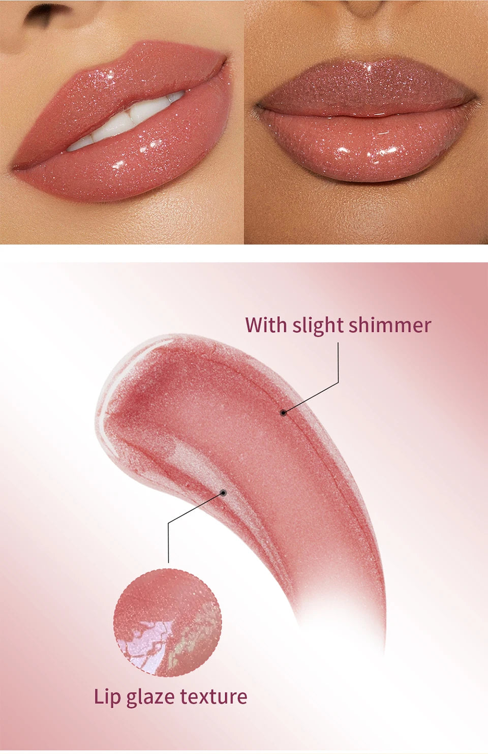 Shimmering Moisturizing Liquid Lip Gloss Lip Tint