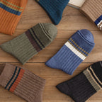 Polyester Elastane Blend Crew Socks
