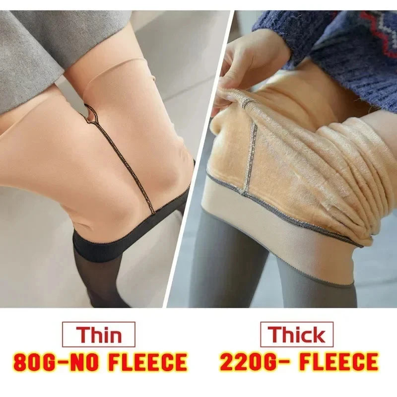 Fleece Lined Thermal Winter Tights