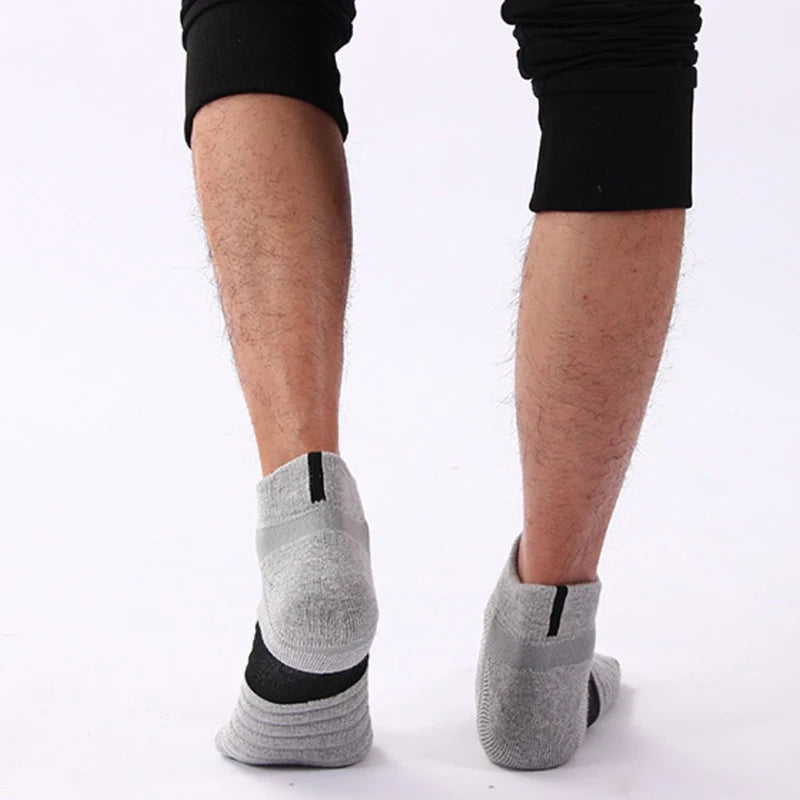 Polyester Elastane Mens Athletic Sports Socks 10 Pairs - 15
