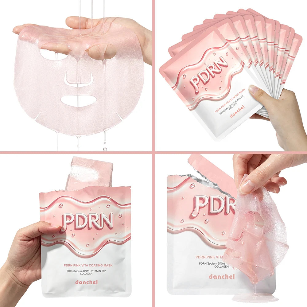 Salmon DNA PDRN Vitamin Gel Sheet Mask 10 Pack
