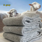 Polyester Elastane Knit Mid Calf Thermal Socks for Men