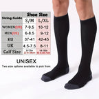 Nylon Elastane Compression Socks for Sports and Travel