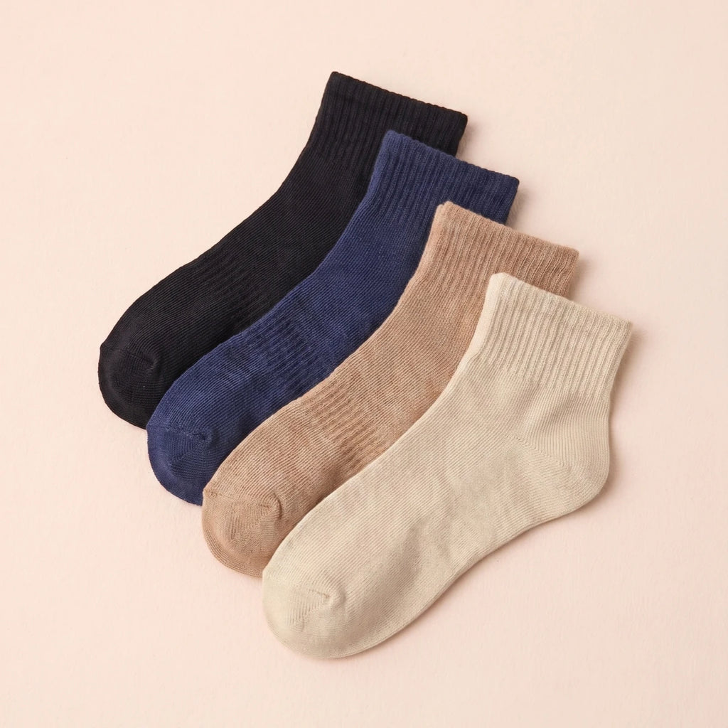 Polyester Elastane Women Ankle Socks Casual Daily Wear