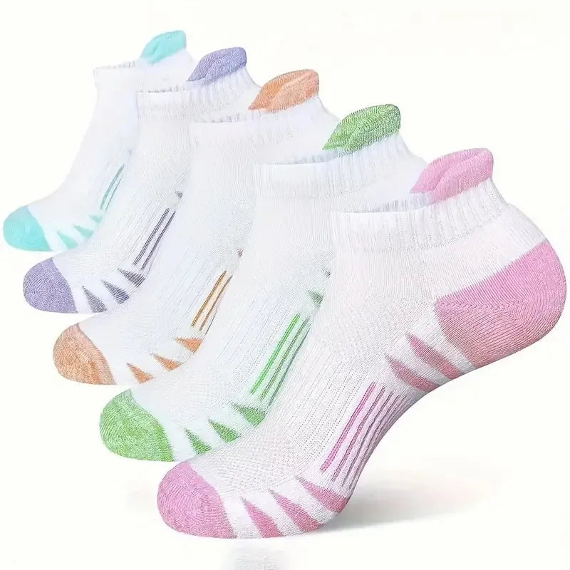 Polyester Elastane Low Cut Sports Socks