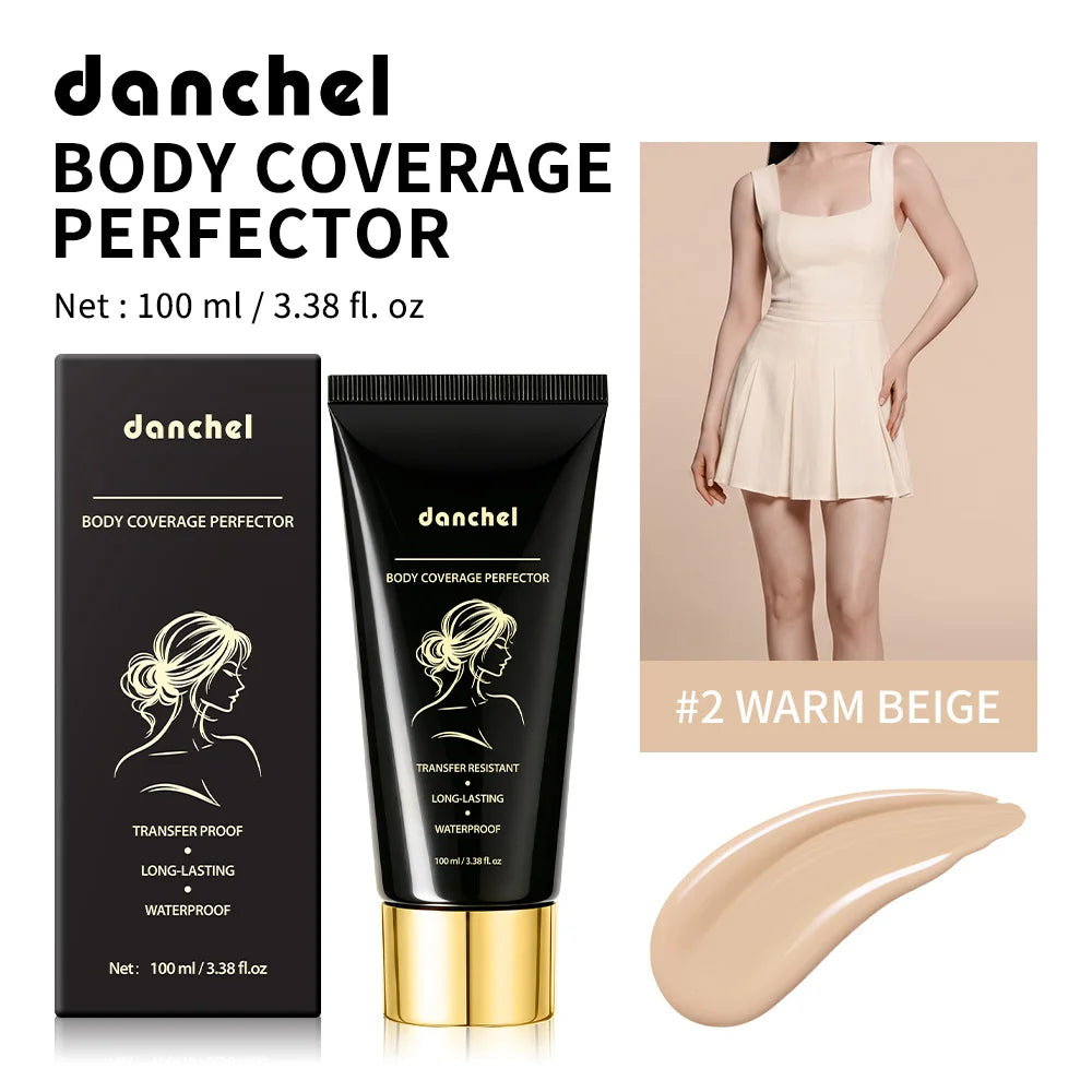 Waterproof Full Coverage Body Concealer Cream for Scars and Tattoos