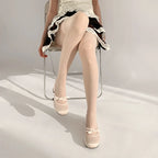 Polyester Elastane Sequin Sheer Pantyhose