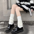 Acrylic Knitted Leg Warmers 40cm