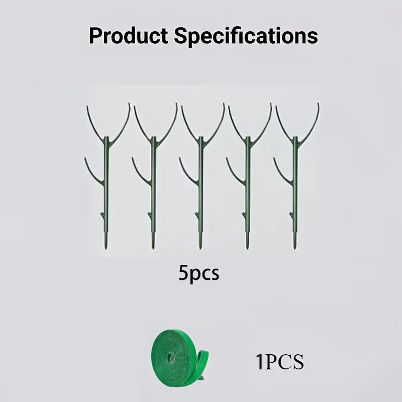 Plastic Plant Support Stakes for Climbing Stems - 6