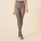 Polyester Elastane Fleece Lined Thermal Tights