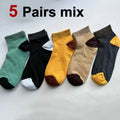 Polyester Elastane Crew Socks For Men