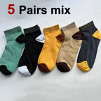Polyester Elastane Crew Socks For Men
