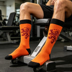 Cotton Blend Unisex Sports Crew Socks