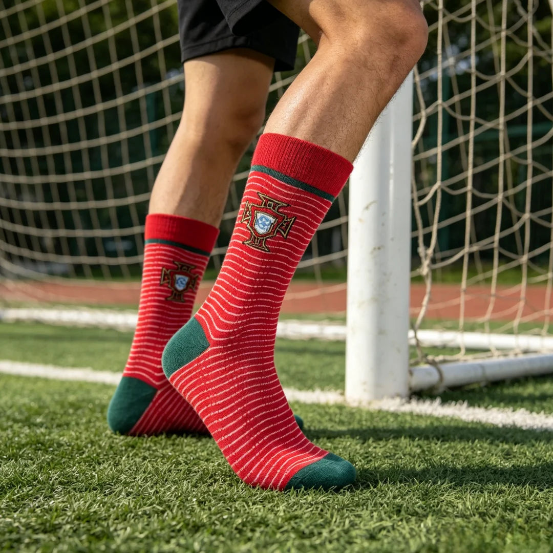 Cotton Polyester Knee High Athletic Socks