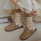 Thick Striped Plush Winter Socks for Women