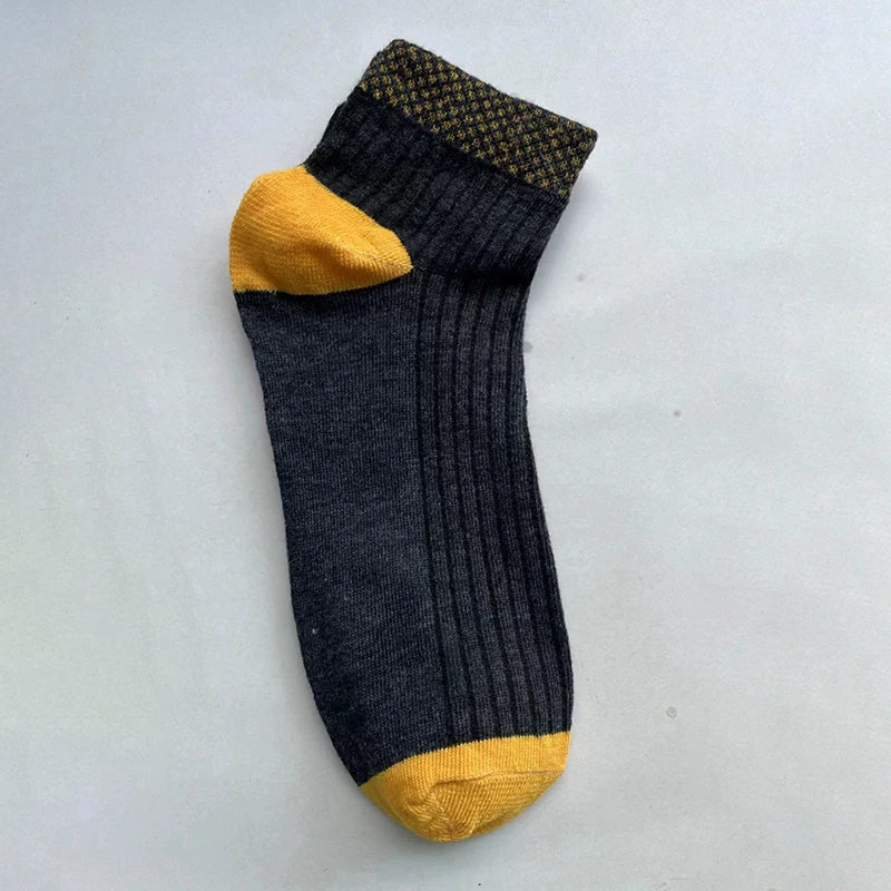Polyester Elastane Crew Socks For Men - 8