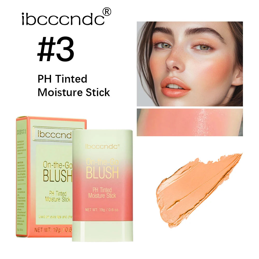 Cream Blush Stick Tinted Moisturizing Face Makeup