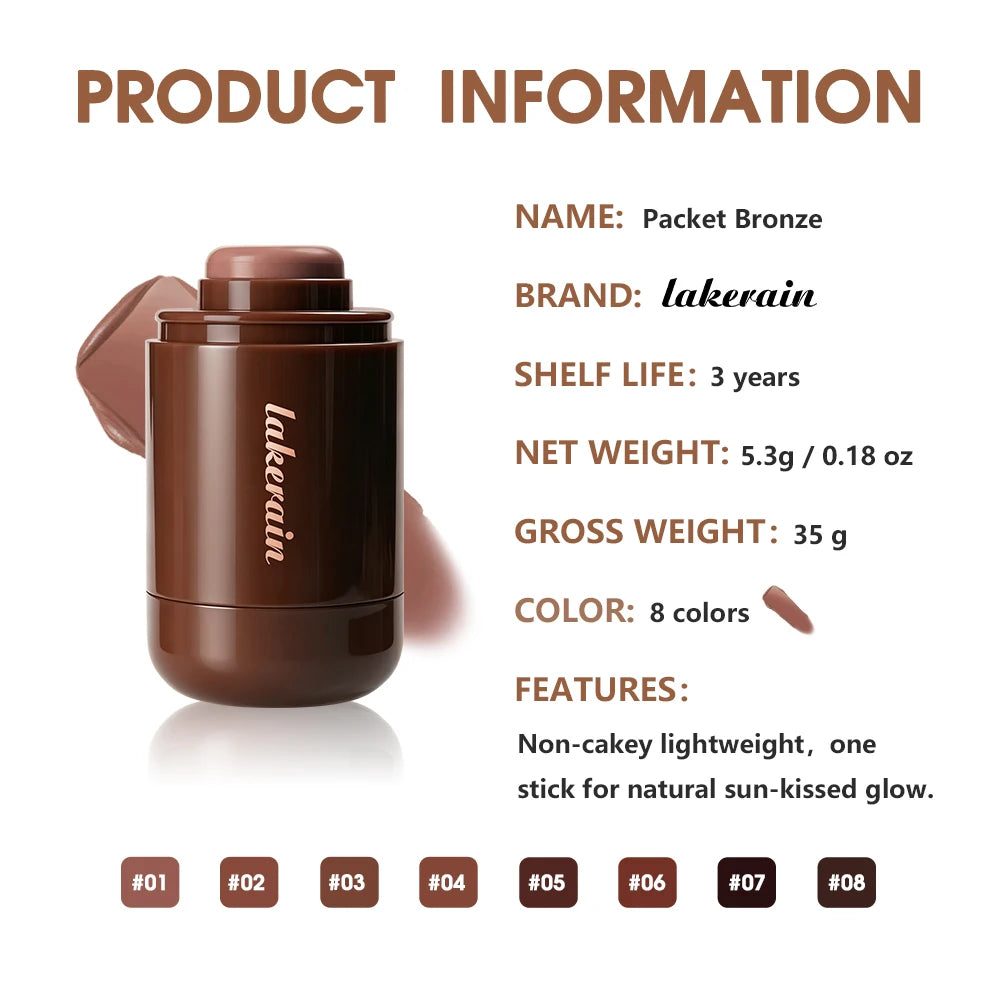 Cream Bronzer Stick Facial Contouring Makeup