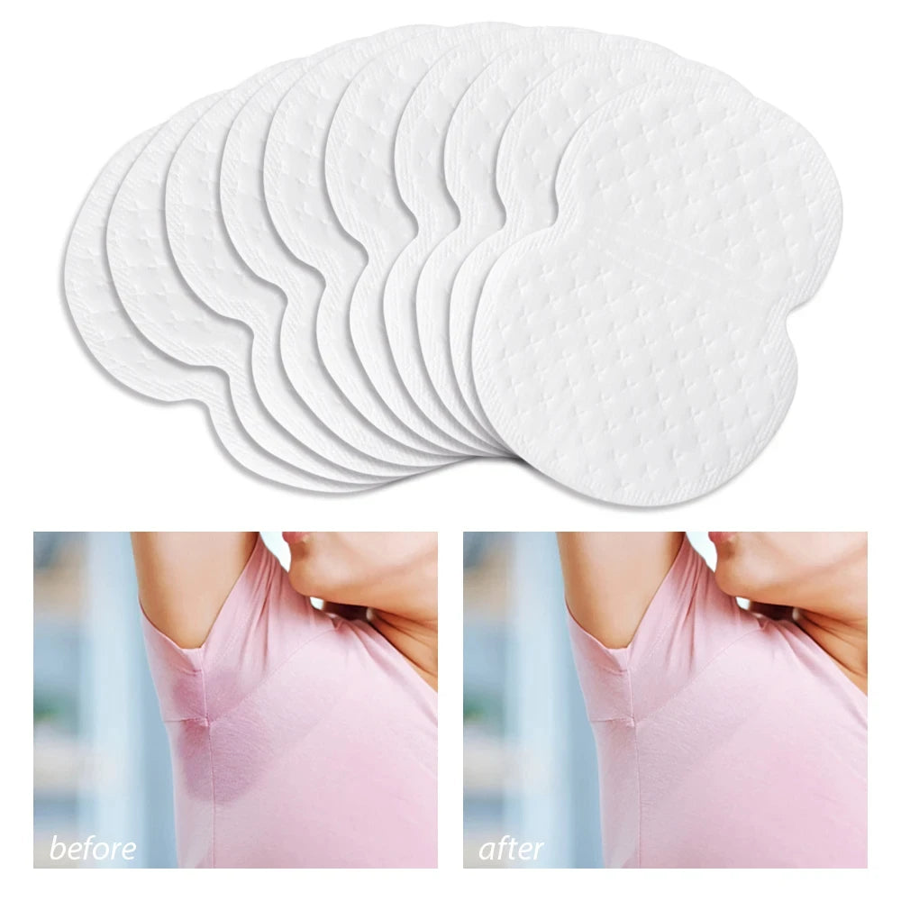 Disposable Cotton Underarm Sweat Pads for Perspiration Protection - 5