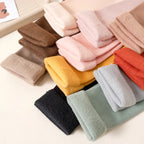 Thick Knit Two Toed Thermal Socks Mid Calf