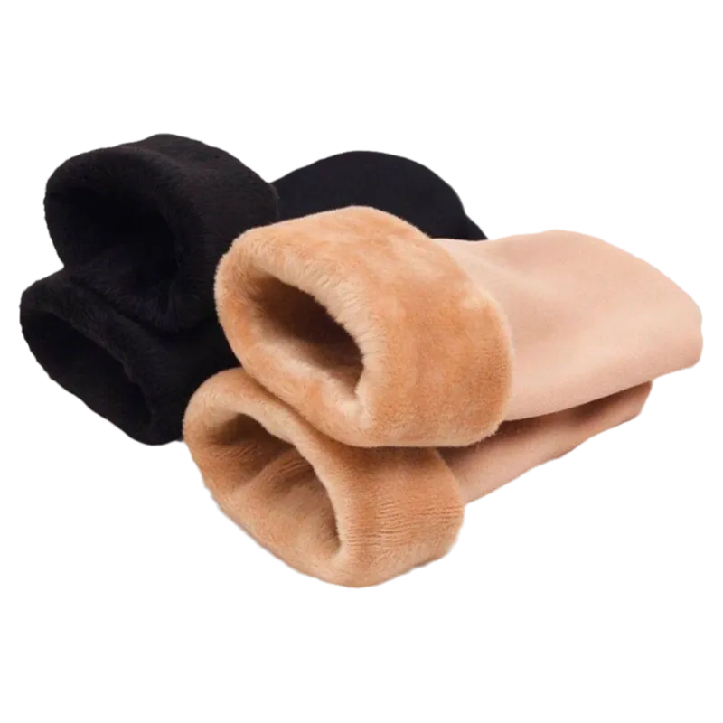 Thick Fleece Lined Winter Socks for Women - 14