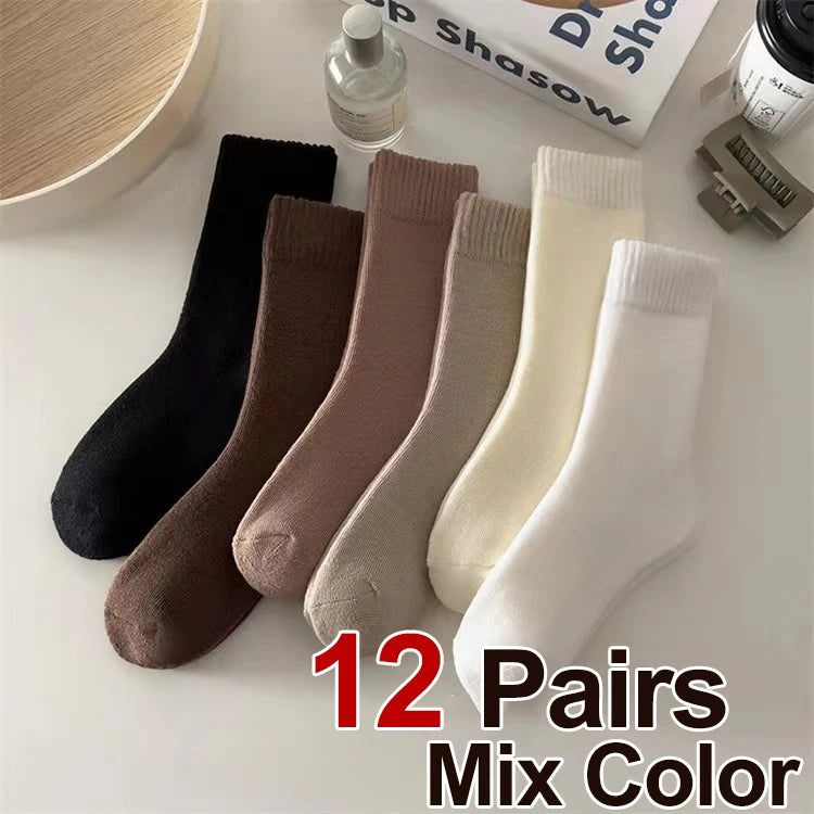 Thick Polyester Elastane Thermal Socks for Winter Warmth