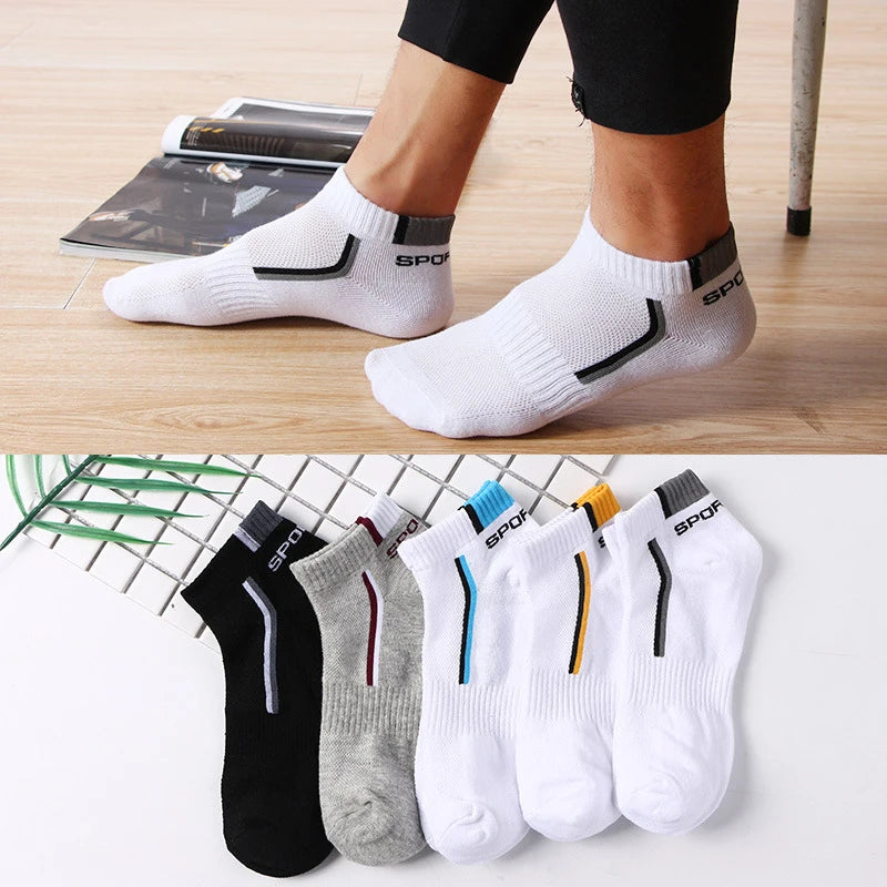 Polyester Blend Low Cut Casual Sports Socks