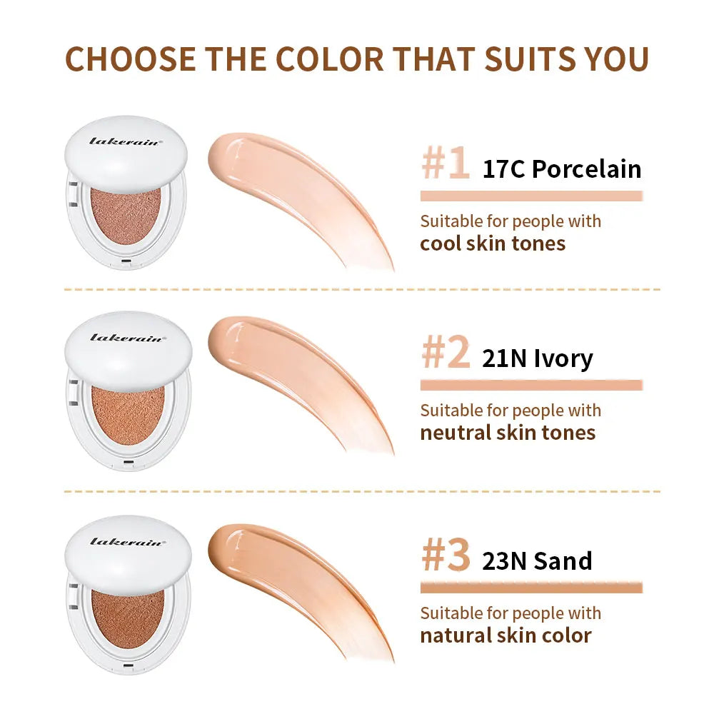 Liquid Foundation Air Cushion Compact for Hydrating Glow Finish - 4