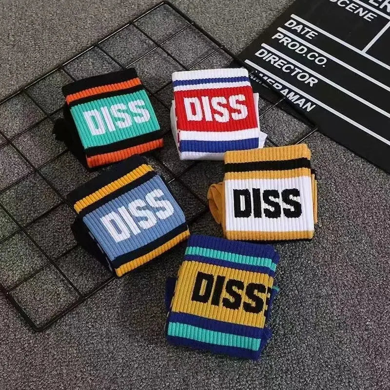 Polyester Elastane Blend Crew Socks Set