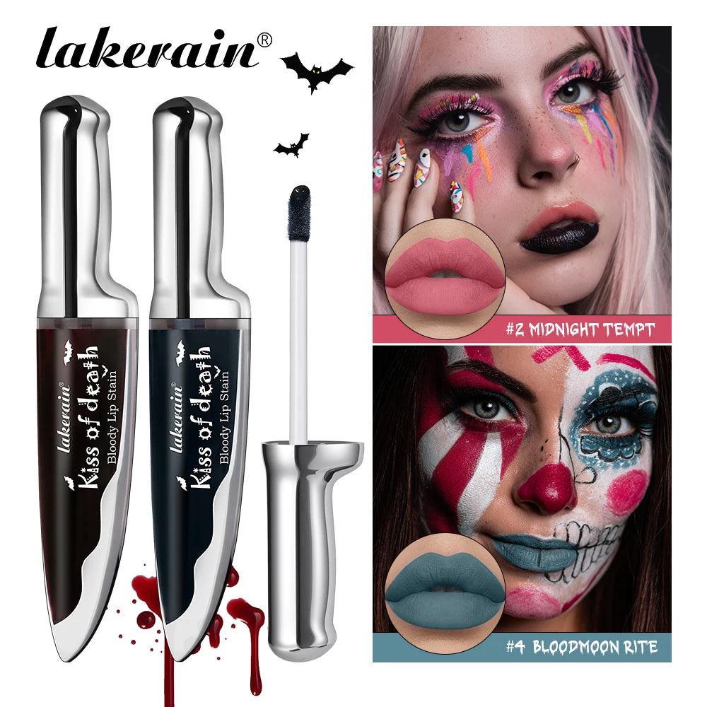 Matte Blood Effect Lip Stain Waterproof Long Lasting Lip Tint - 2