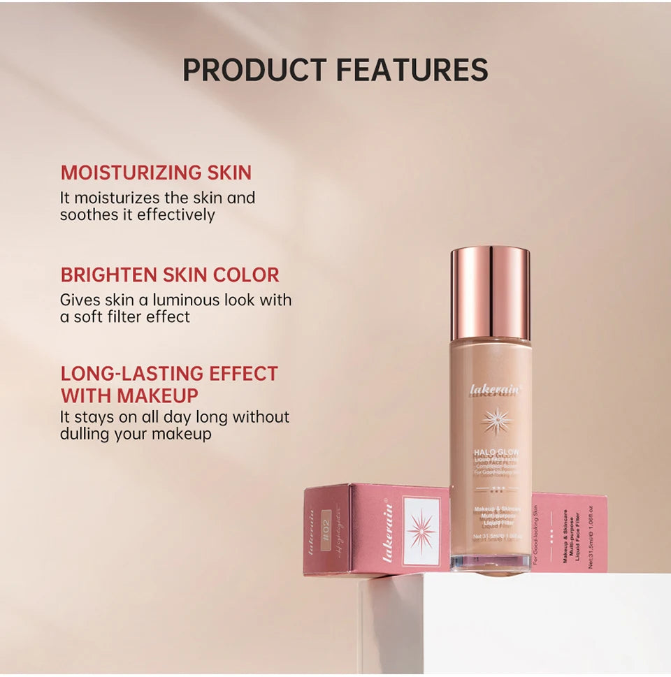 Liquid Face Highlighter Makeup Glow Serum