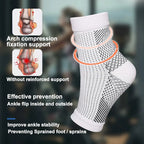 Nylon Spandex Ankle Compression Support Socks
