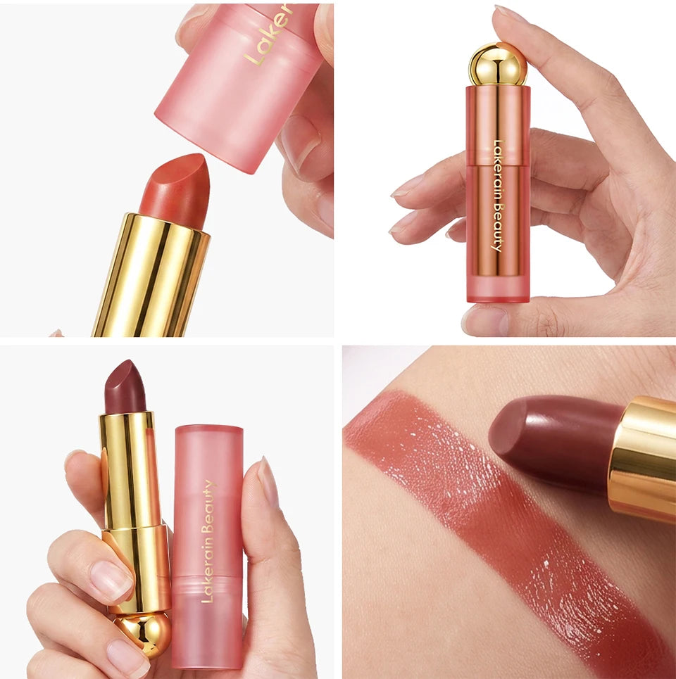 Tinted Lip Oil Stick Moisturizing Glossy Plumping Lipstick
