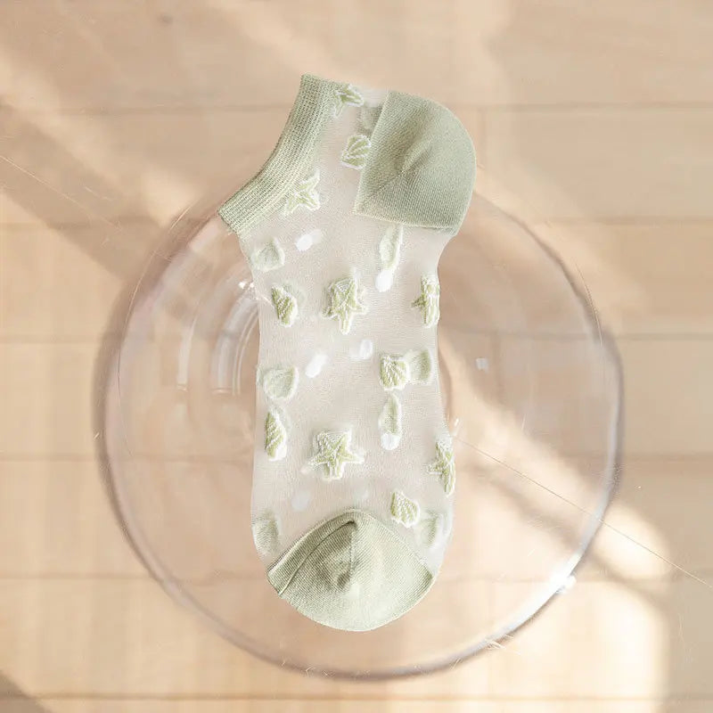 Polyester Elastane Low Cut Breathable Summer Socks