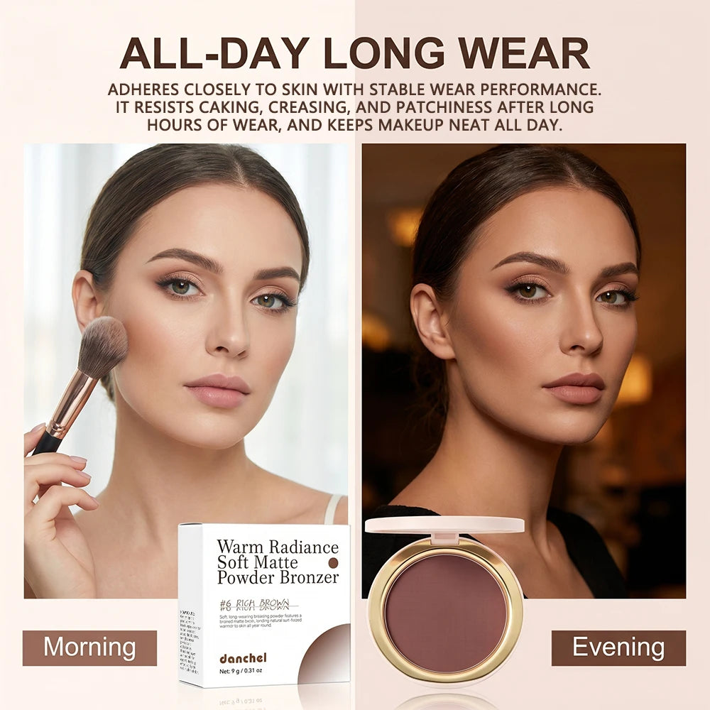 Pressed Powder Bronzer Matte Contour Makeup