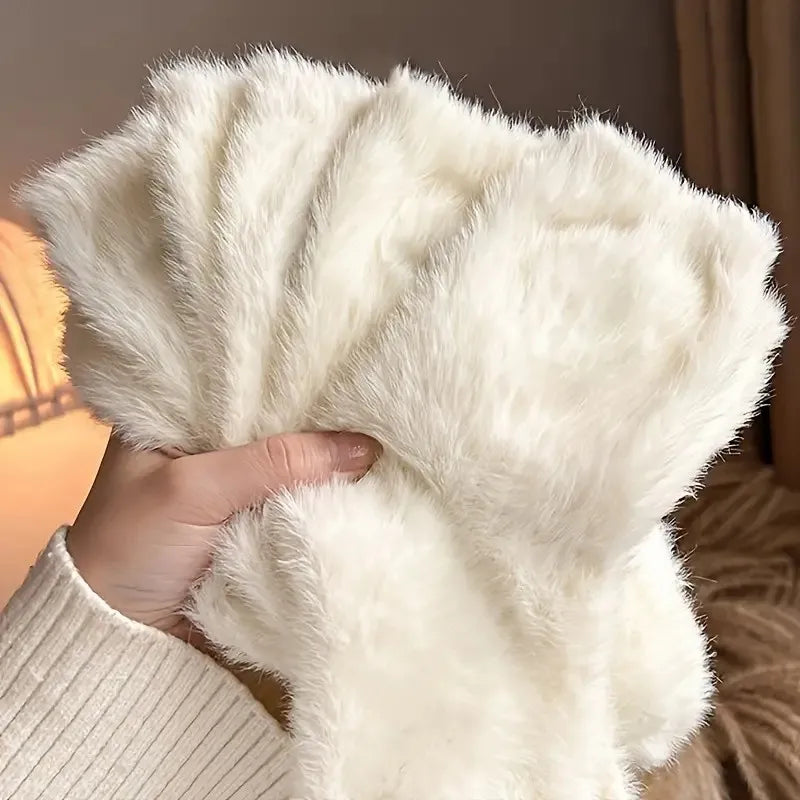 Polyester Elastane Plush Winter Socks - 12