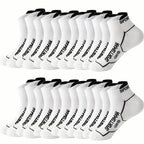 Cotton Polyester Blend Breathable Ankle Sports Socks